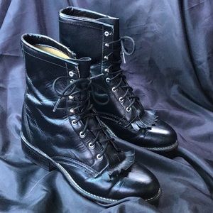 Laredo Lace Up Roper Boots